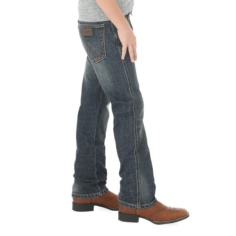 Wrangler Kid's Retro Slim Straight Dark Wash Jeans